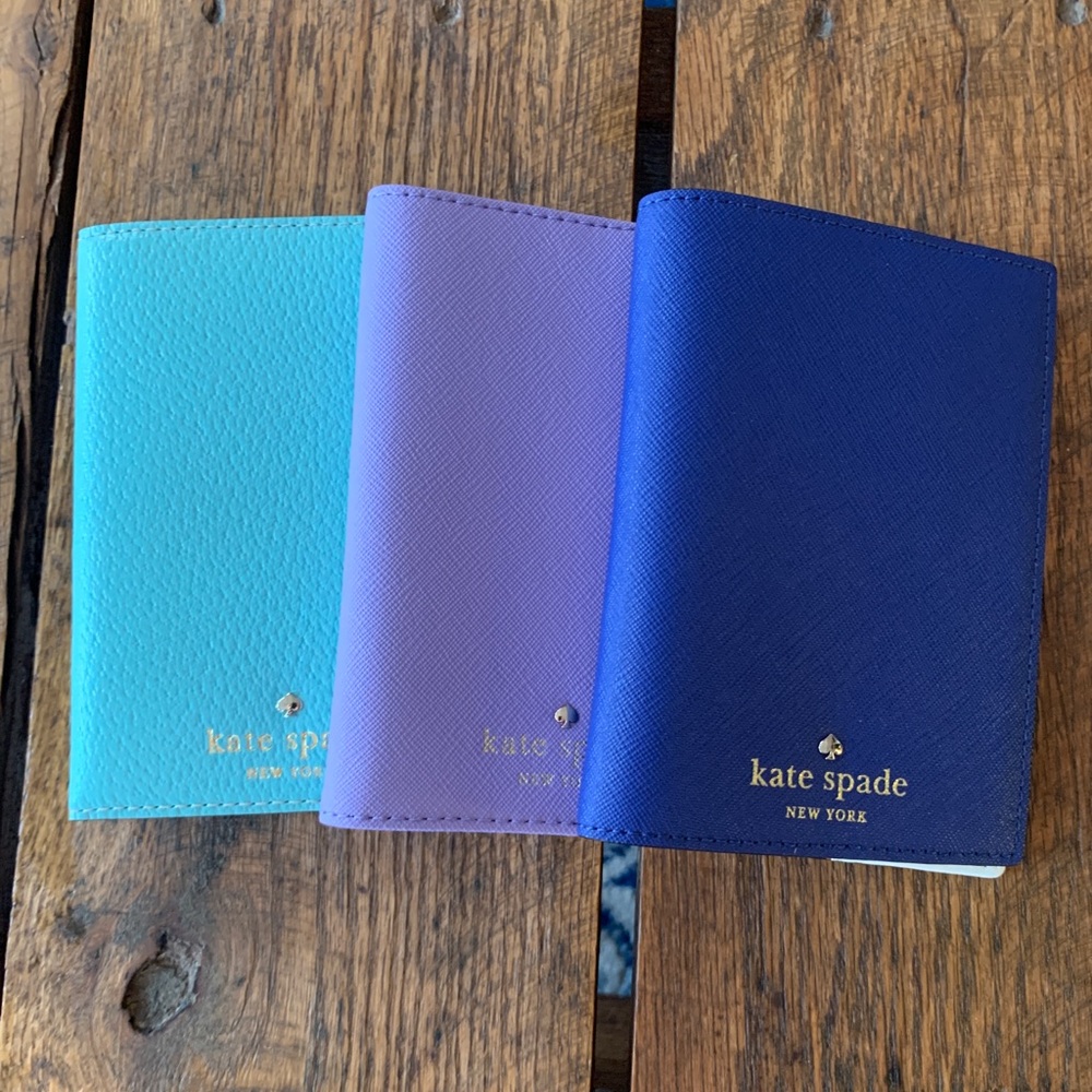 KATE SPADE Passport Holder NWT! Rare Blue Leather! FANTASTIC GIFT! - Picture 15 of 16